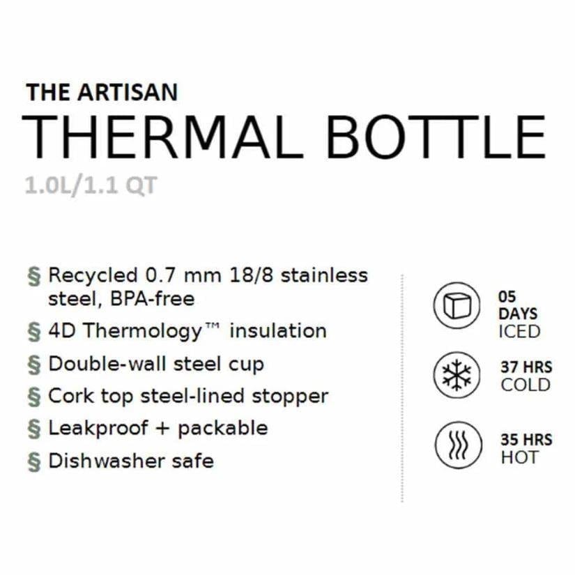 Stanley The Artisan Paslanmaz Çelik Termos 1 Lt - Siyah