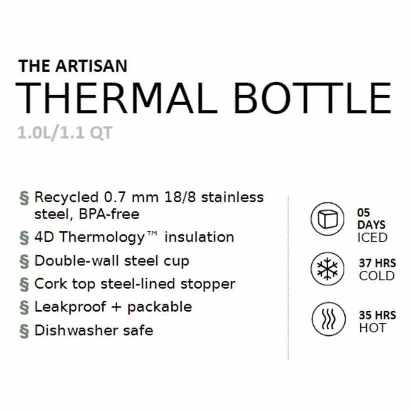 Stanley The Artisan Paslanmaz Çelik Termos 1 Lt - Yeşil