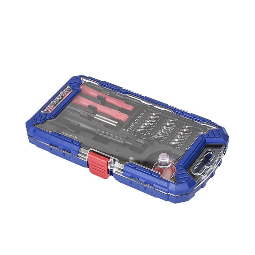 WORKPRO WP200541 32 Parça CR-V Hassas Elektronikçi/Telefoncu Profesyonel Onarım Seti