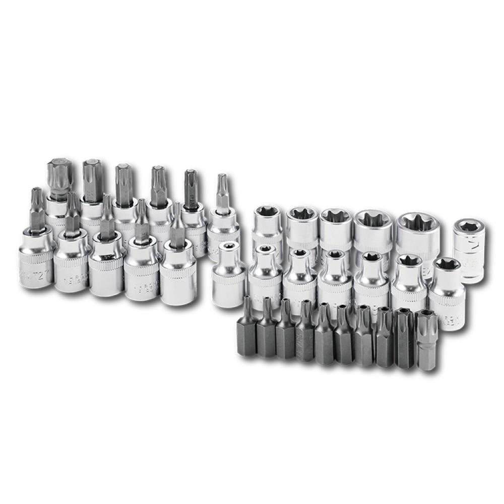 WORKPRO WP202595 3/8'’ CR-V 34 Parça Ağır Hizmet Torx Lokma Takımı (E/T Serisi)