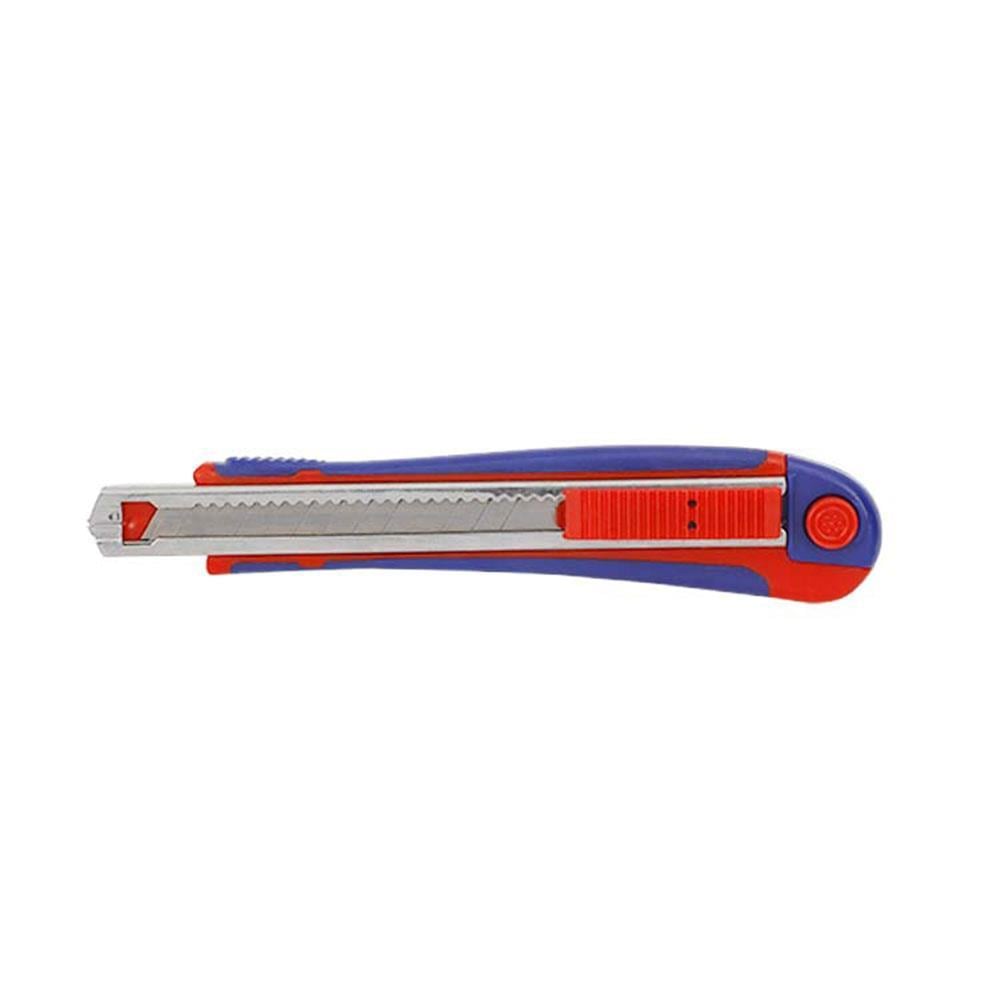 WORKPRO WP212010 9MM Ağır Hizmet Paslanmaz Çelik Kasa Yedek Kartuşlu Maket Bıçağı + 2 Adet Yedek Bıçak