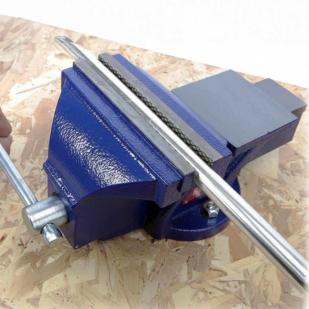 WORKPRO WP233005 100mm 360° Döner Tabanlı Örslü Profesyonel Tezgâh Mengene
