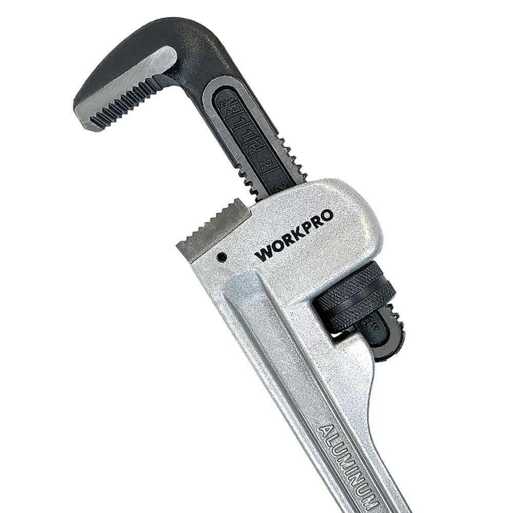 WORKPRO WP302007 350MM Alüminyum Saplı Stilson Profesyonel Boru Anahtarı