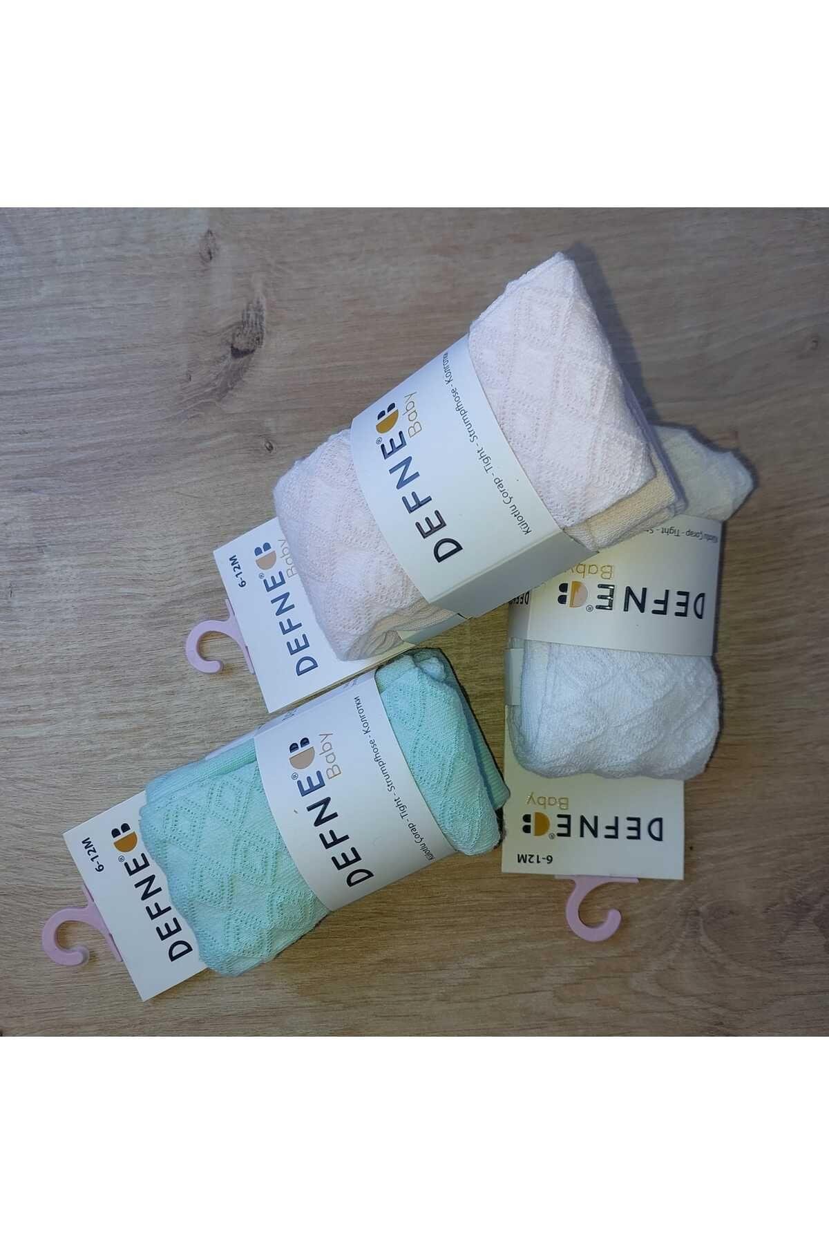 3 Adet Pamuklu Unısex Çocuk Ve Bebek Külotlu Çorap