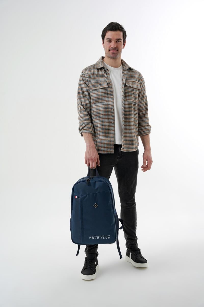 Cambridge Polo Club Hafif Su Geçirmez Günlük Sırt Çantası - Okul Çantası Lacivert
