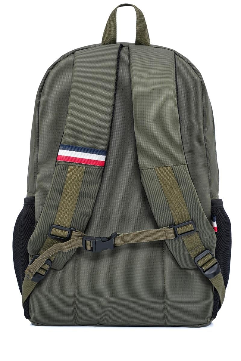 Cambridge Polo Club Hafif Su Geçirmez Günlük Sırt Çantası - Okul Çantası Haki