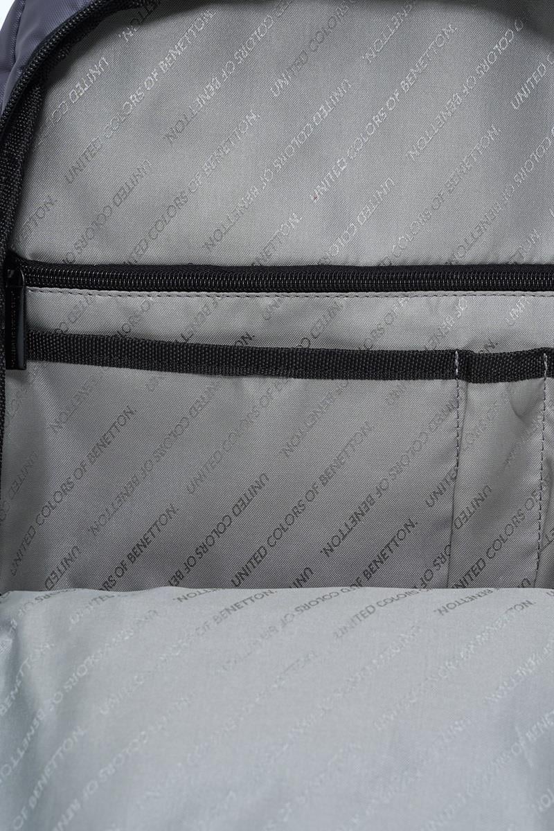 Cambridge Polo Club Minimalist Tasarım Unisex Çok Gözlü Günlük Sırt Çantası - Okul Çantası Gri