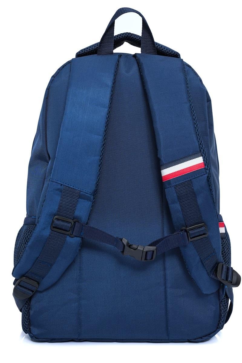 Cambridge Polo Club Unisex Çok Gözlü Günlük Sırt Çantası - Okul Çantası Lacivert