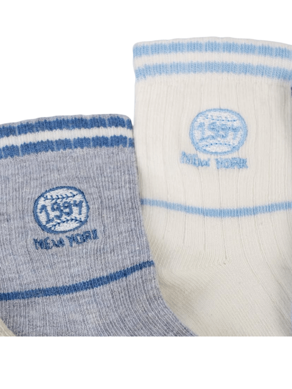 Erkek Bebek Çorap Soket 6 Çift Lacivert-Gri-Beyaz-Kahve-İndigo-Mavi