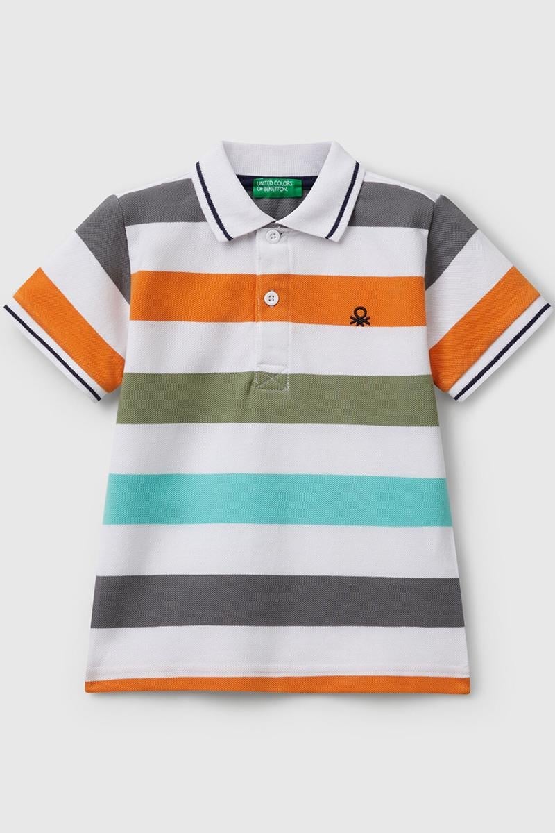 Erkek Çocuk BNT-BB ÇİZGİLİ POLO TSHIRT Mix