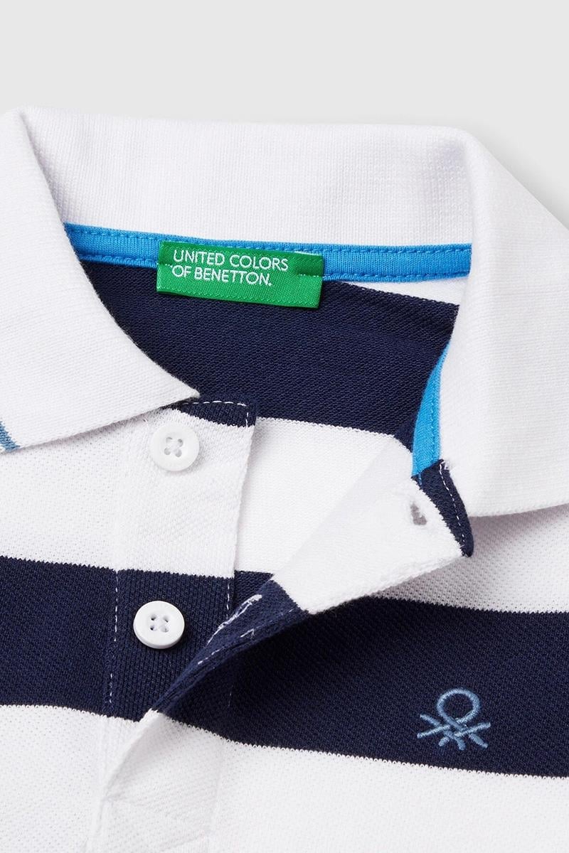 Erkek Çocuk BNT-BB ÇİZGİLİ POLO TSHIRT LACİVERT