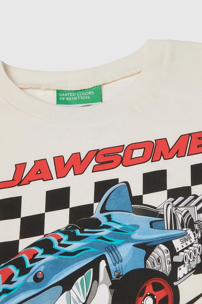 Erkek Çocuk BNT-BB HOT WHEELS TSHIRT EKRU