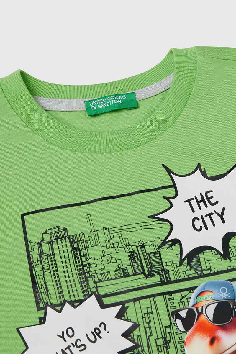 Erkek Çocuk BNT-BB TOKYO TSHIRT AÇIK YEŞİL