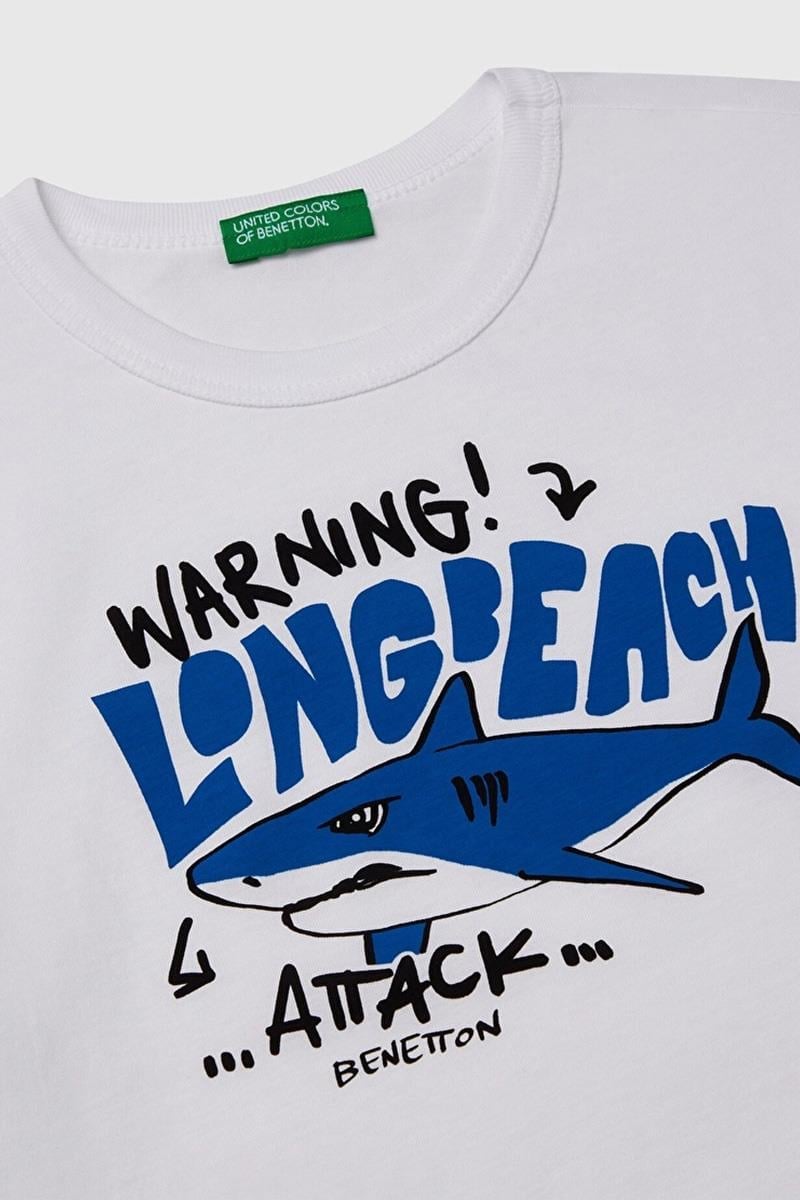 Erkek Çocuk BNT-BB TSHIRT BEYAZ