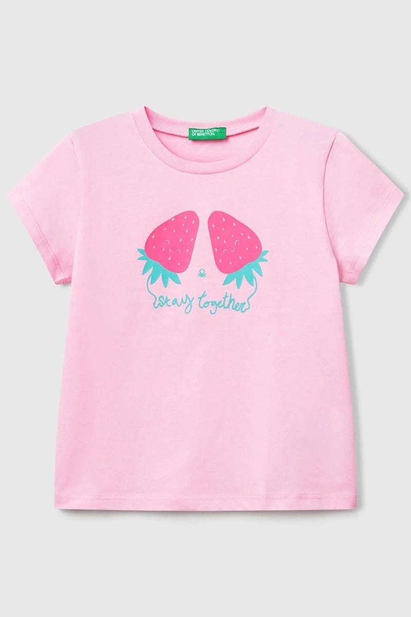 Kız Çocuk BNT-BG TSHIRT AÇIK PEMBE