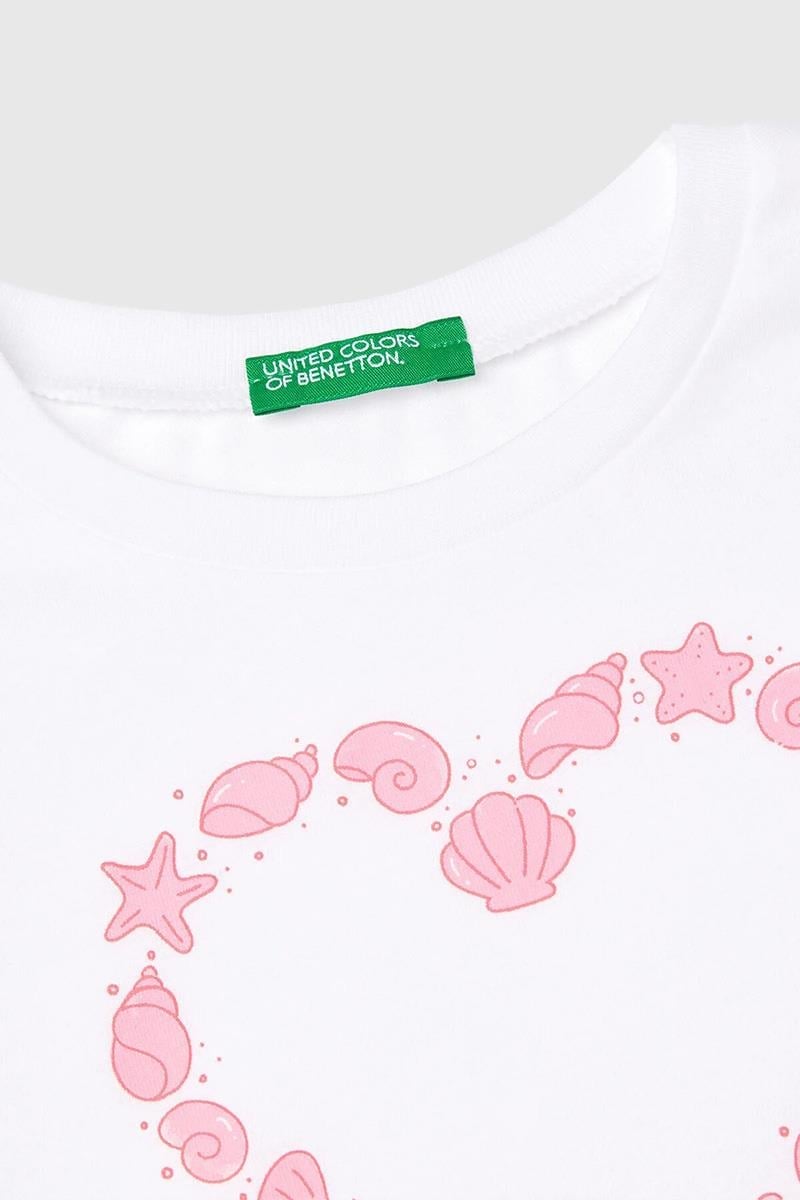 Kız Çocuk BNT-BG TSHIRT BEYAZ