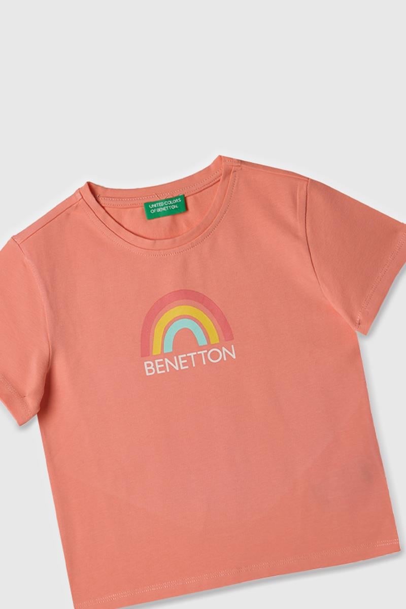 Kız Çocuk BNT-G21814 Benetton Tshirt K.PUDRA