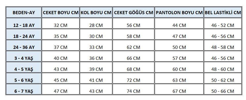 Küçük Centilmen Serisi %100 Pamuk Keten 3'lü Takım Mavi 1-3 Yaş 