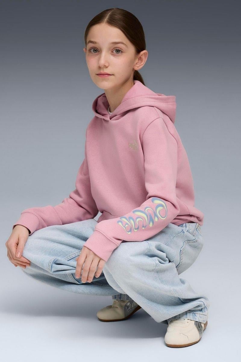 Puma TWEENERVERSE Hoodie-Poised Pink Sweatshirt-Pembe