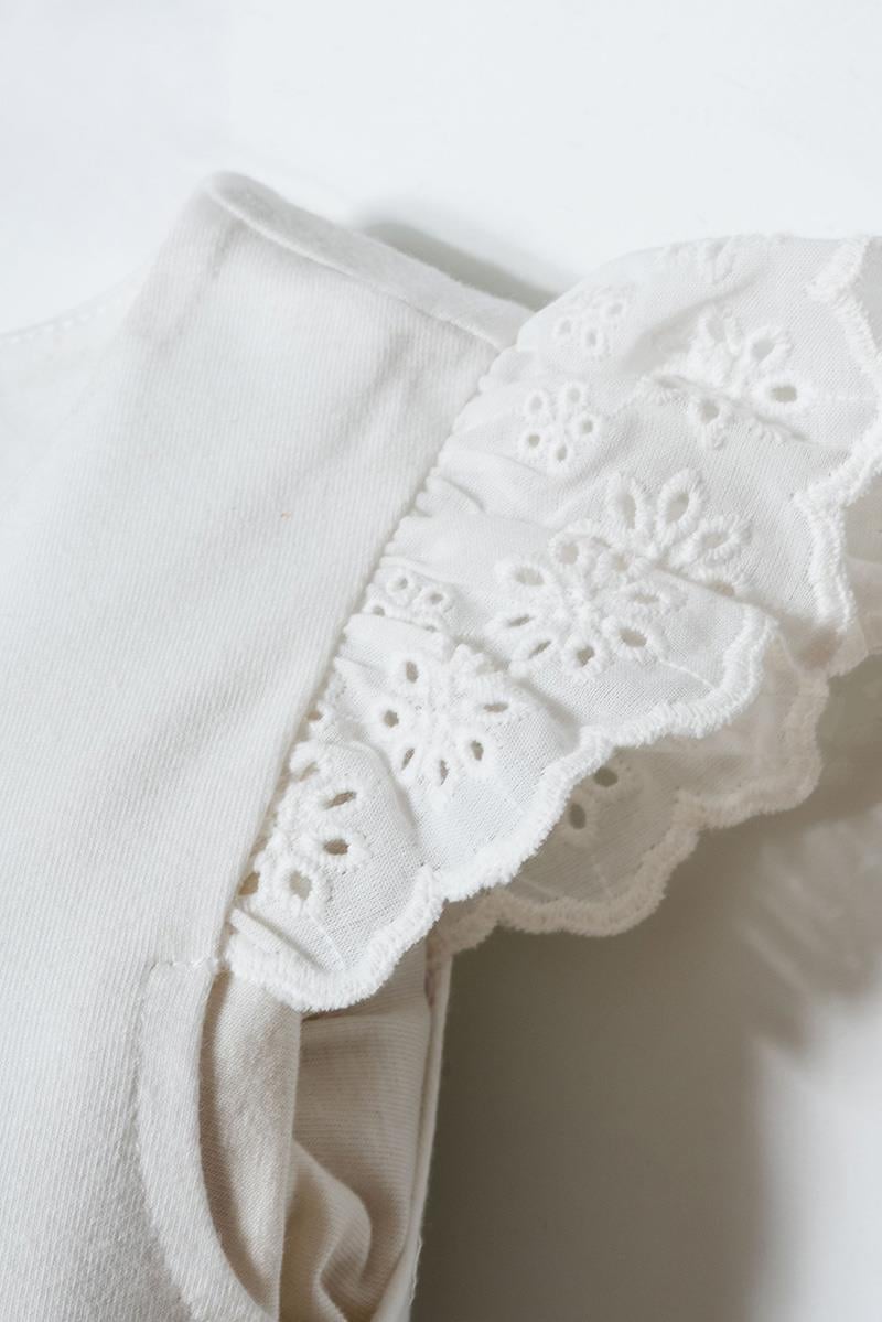 U.S. Polo Assn Kız Bebek Elbise Beyaz