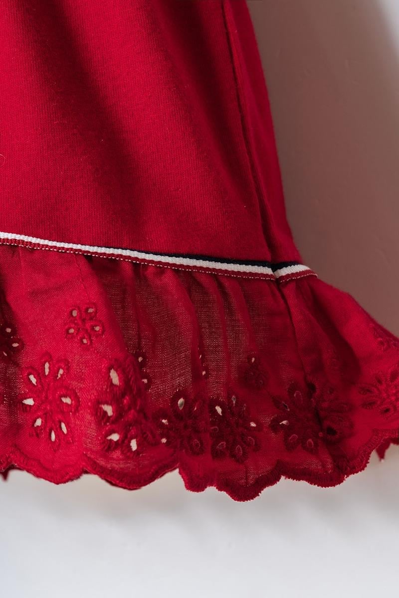 U.S. Polo Assn Kız Bebek Elbise Kırmızı