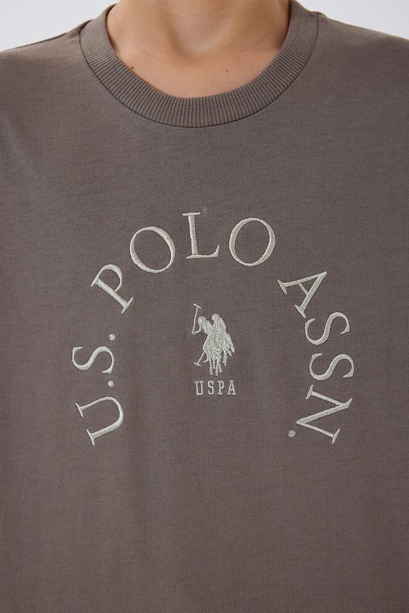 U.S. Polo Assn Erkek Çocuk  2 li Bermuda T-şhirt Takım Koyu Vizon