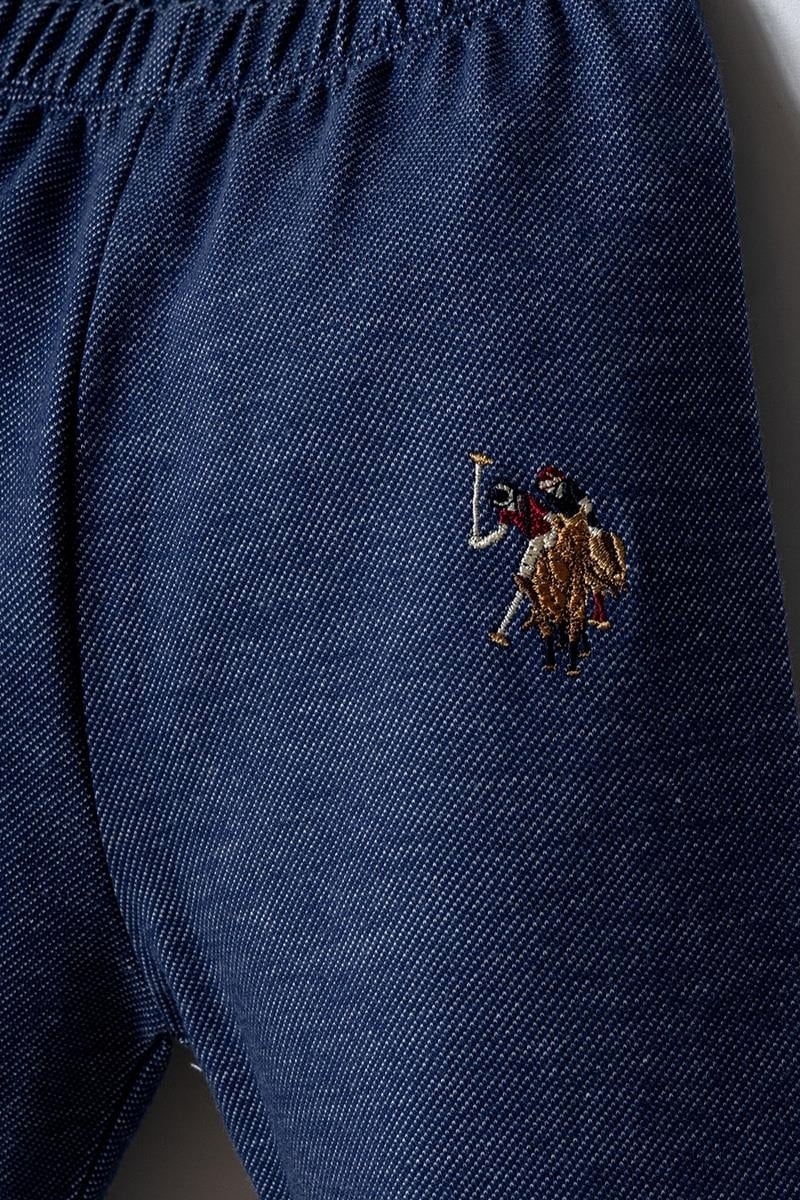 U.S. Polo Assn Erkek Bebek  2 li T-şhirt Takım Beyaz