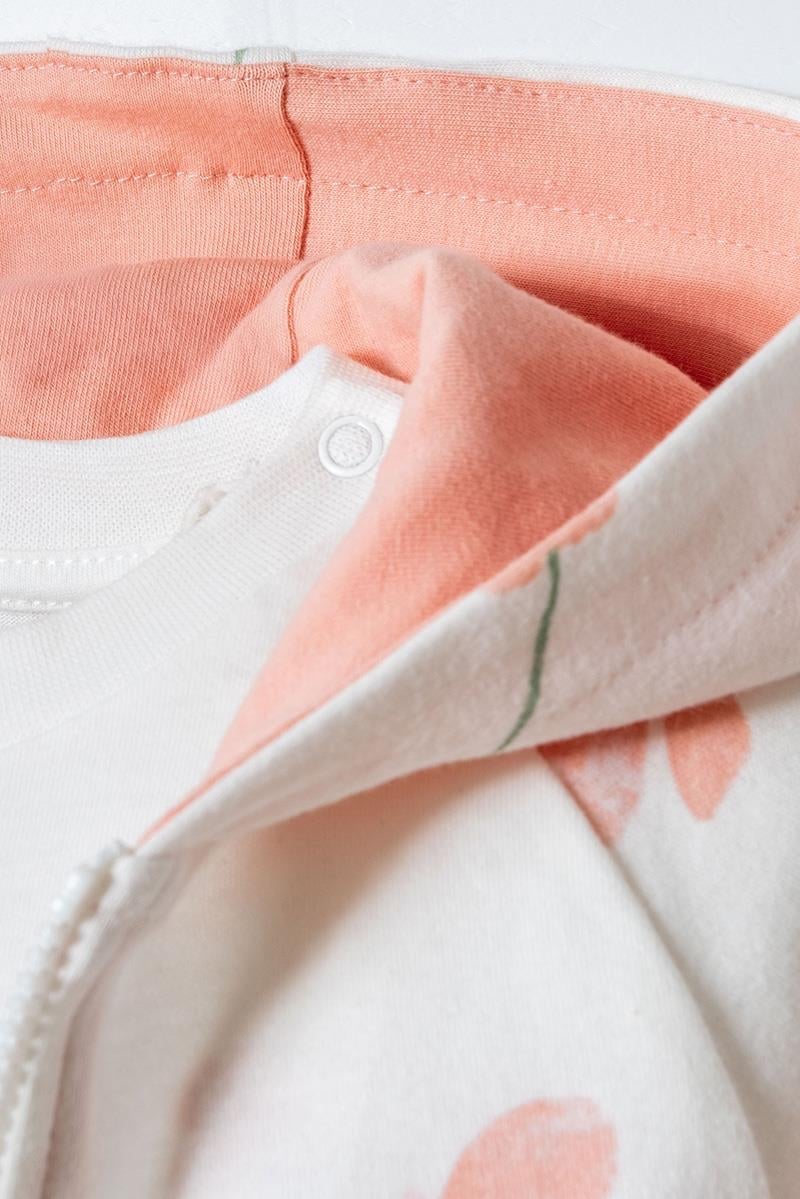 U.S. Polo Assn Kız Bebek  3 lü Takım Beyaz-Pudra