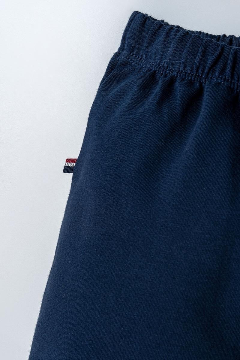 U.S. Polo Assn Erkek Bebek  2 li Şort T-şhirt Takım Mavi