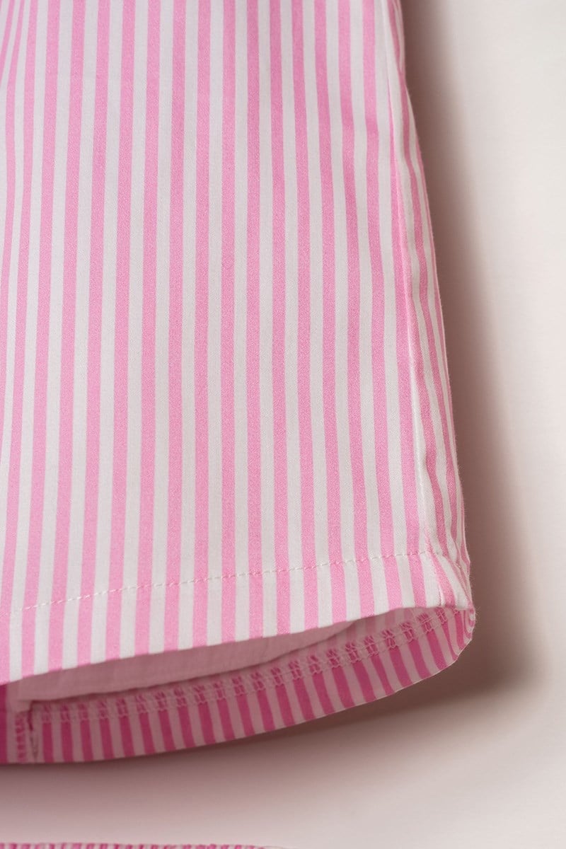 U.S. Polo Assn Kız Bebek Külotlu Dokuma Elbise Pembe