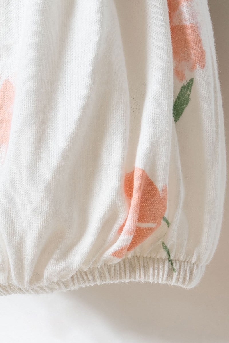 U.S. Polo Assn Kız Bebek Tulum Beyaz -Pudra