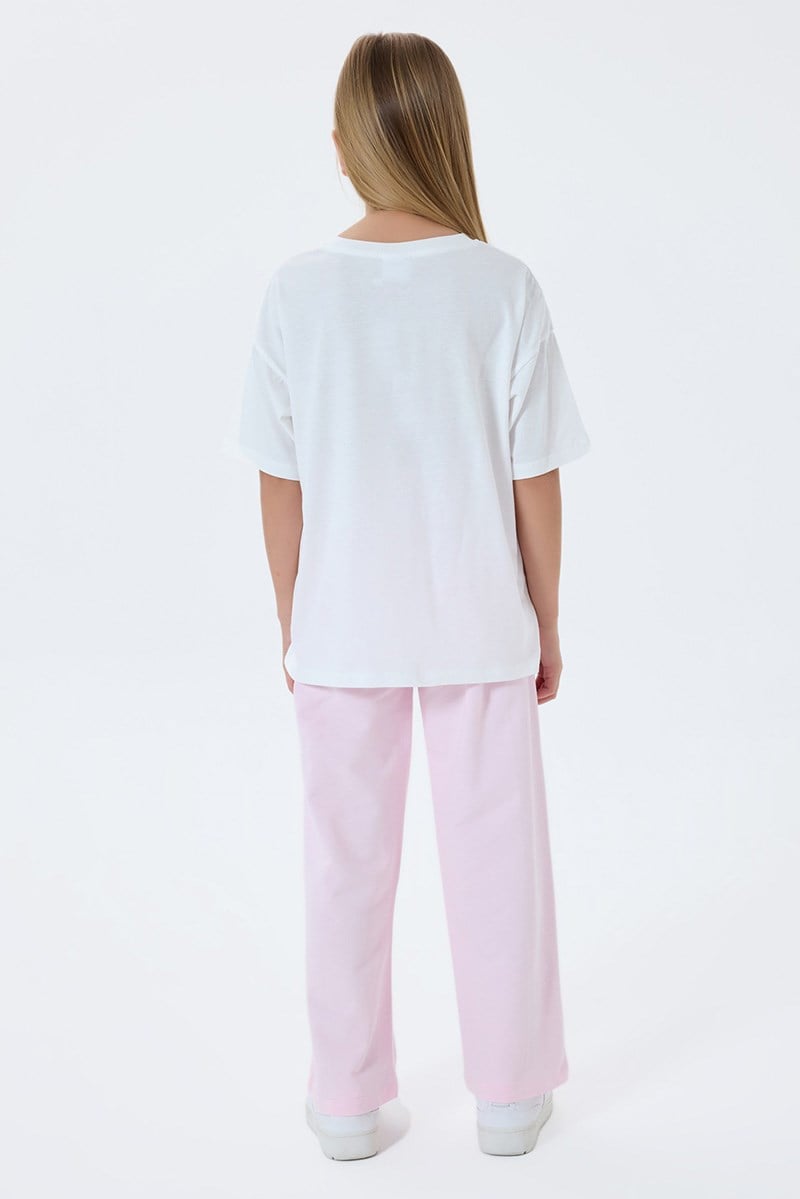 U.S. Polo Assn Kız Çocuk  2'li Takım Pembe