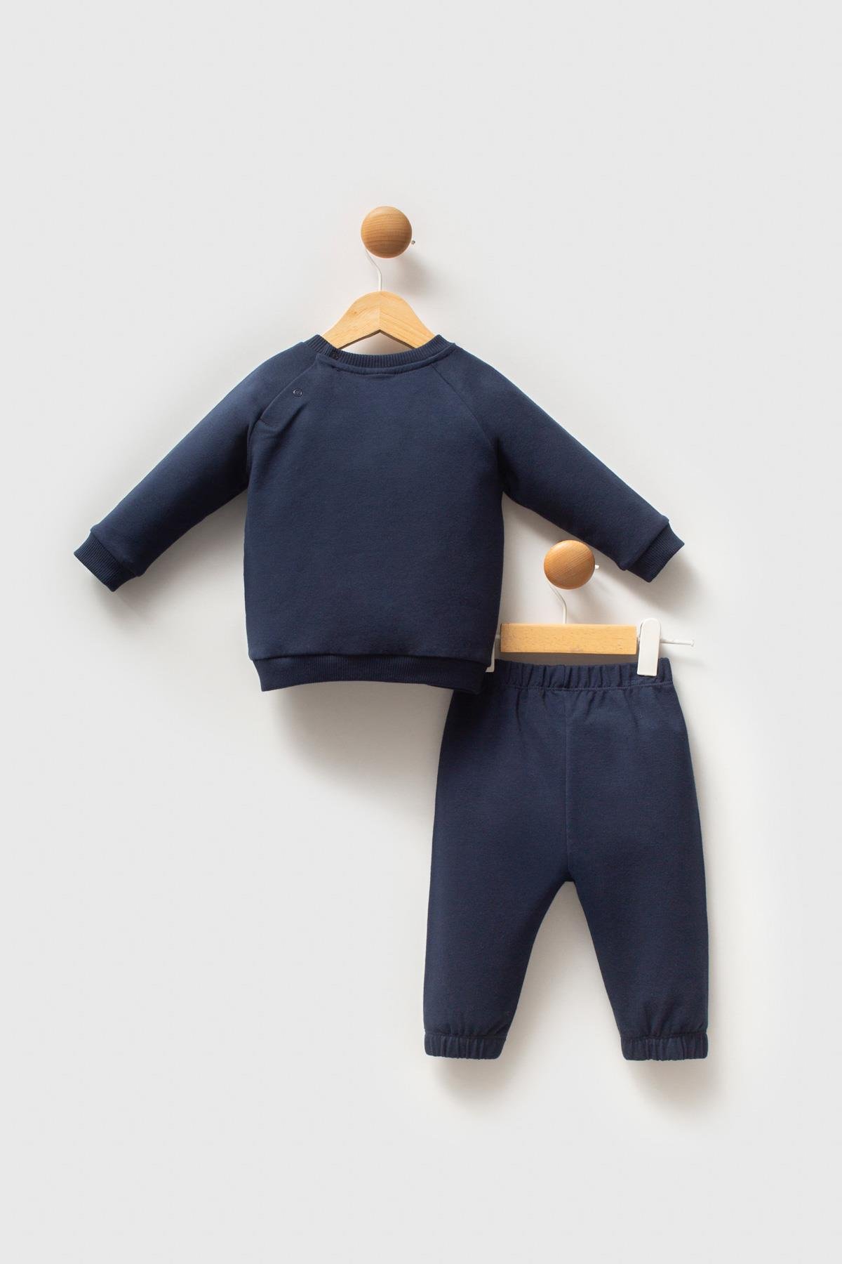 U.S. Polo Assn Erkek Bebek 2 li Takım Lacivert