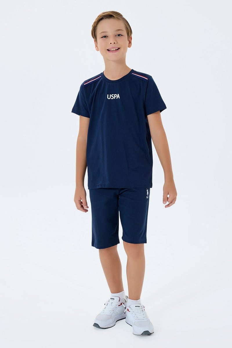 U.S. Polo Assn Erkek Çocuk Bermuda  2'li Takım Lacivert