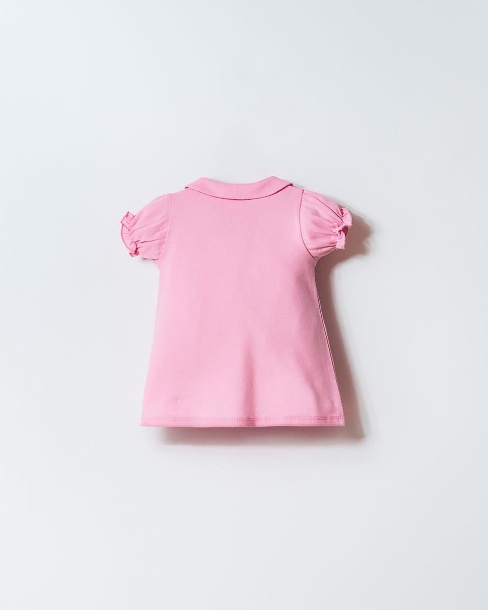 U.S. Polo Assn Kız Bebek Elbise Pembe