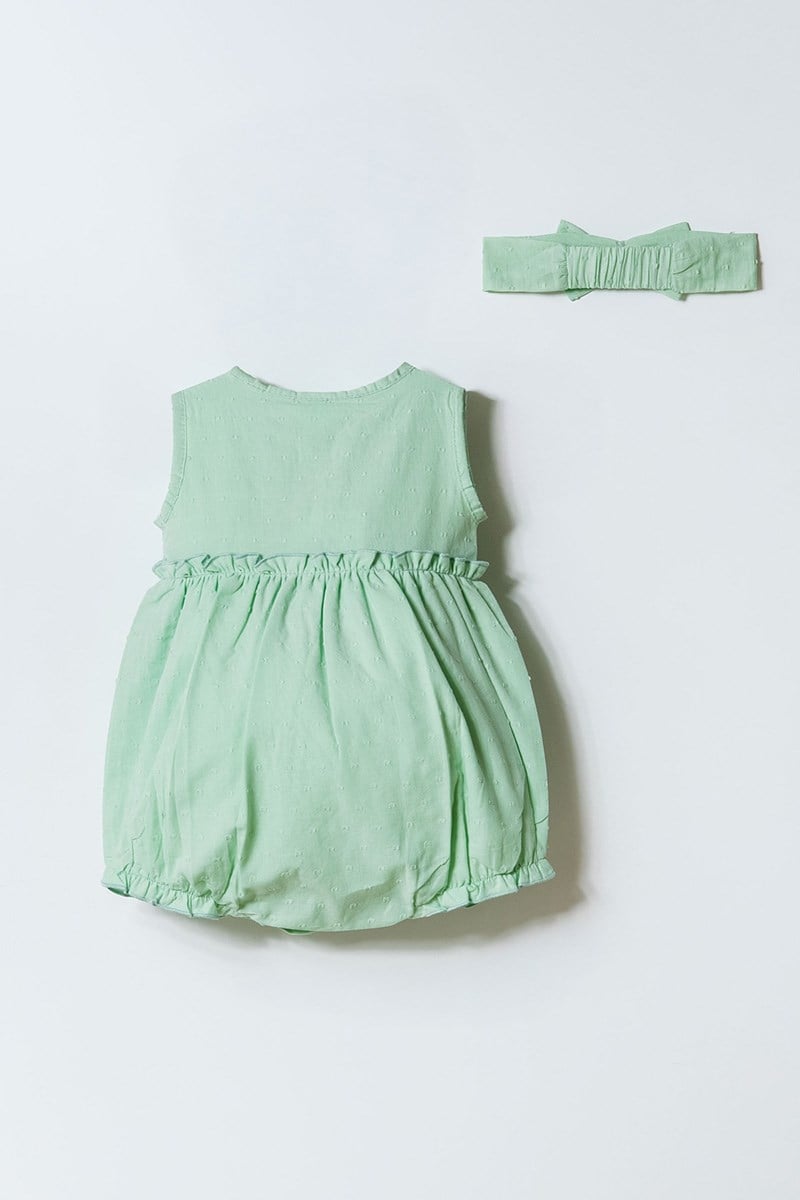 U.S. Polo Assn Kız Bebek  Tulum Yeşil