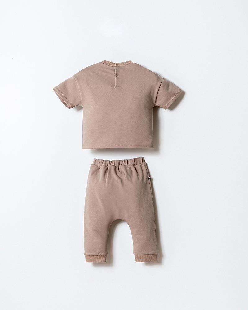 U.S. Polo Assn Erkek Bebek  2 li T-şhirt Takım Kum