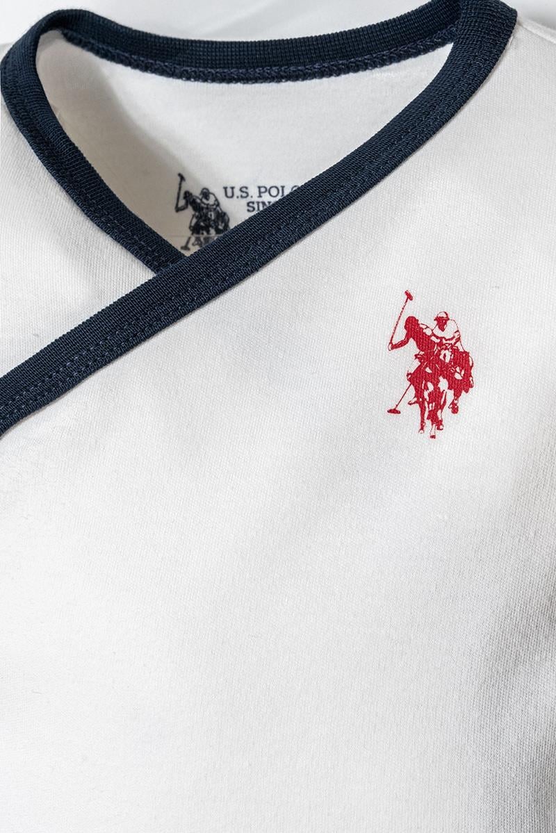 U.S. Polo Assn Kız Bebek  5 li Yenidoğan Takım Beyaz