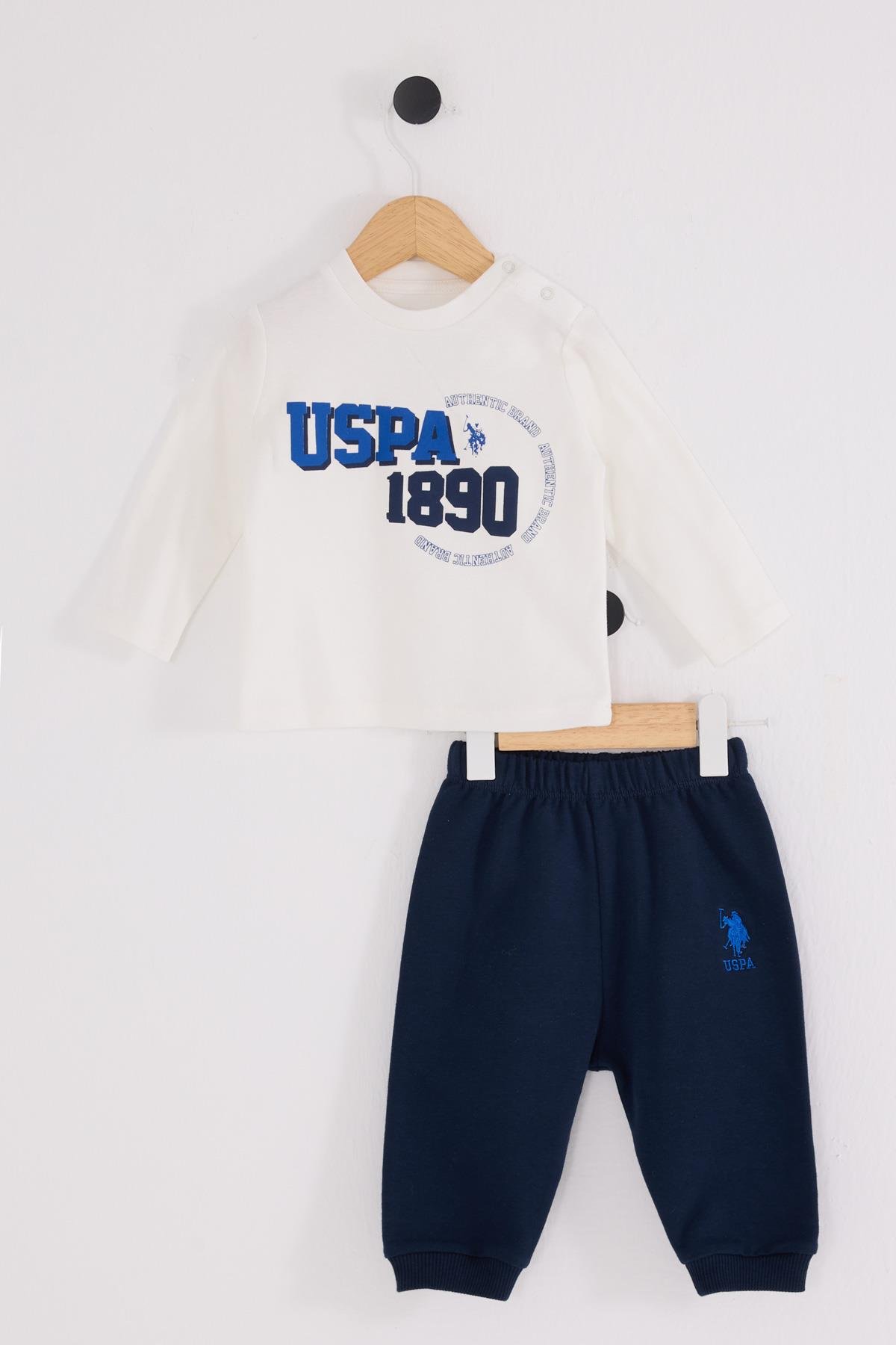 U.S. Polo Assn Erkek Bebek 3'lü Takım Lacivert