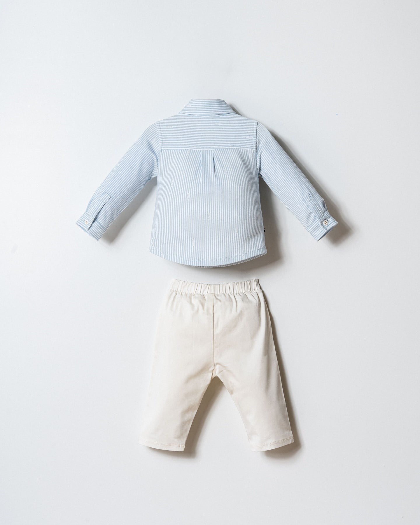 U.S. Polo Assn Erkek Bebek2 li Pantolon Gömlek Takım Mavi