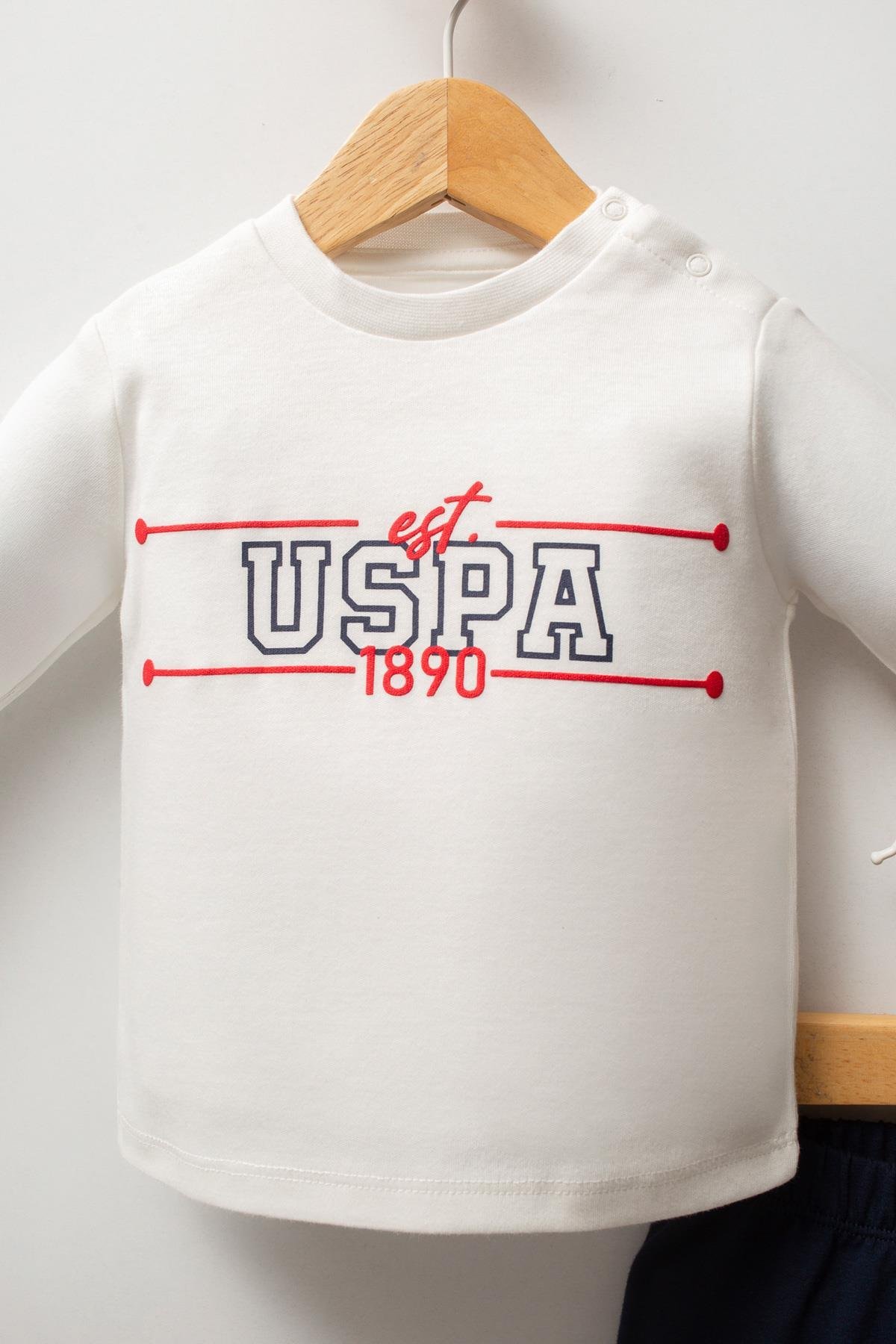 U.S. Polo Assn Erkek Bebek 3'lü Takım Kırmızı