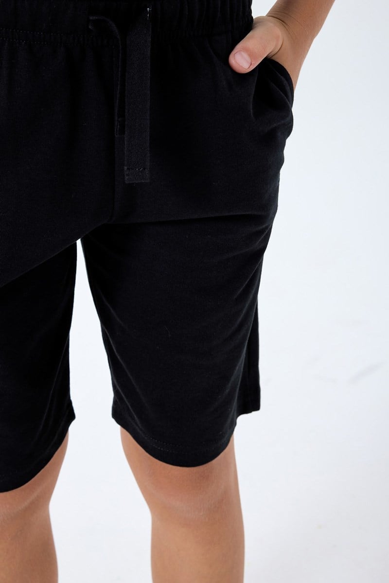 U.S. Polo Assn Erkek Çocuk Bermuda  2'li Takım Siyah