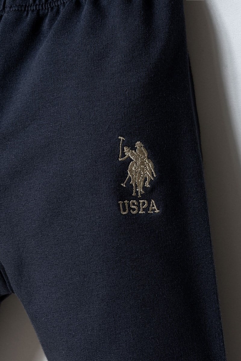 U.S. Polo Assn Erkek Bebek  3'lü Takım Füme