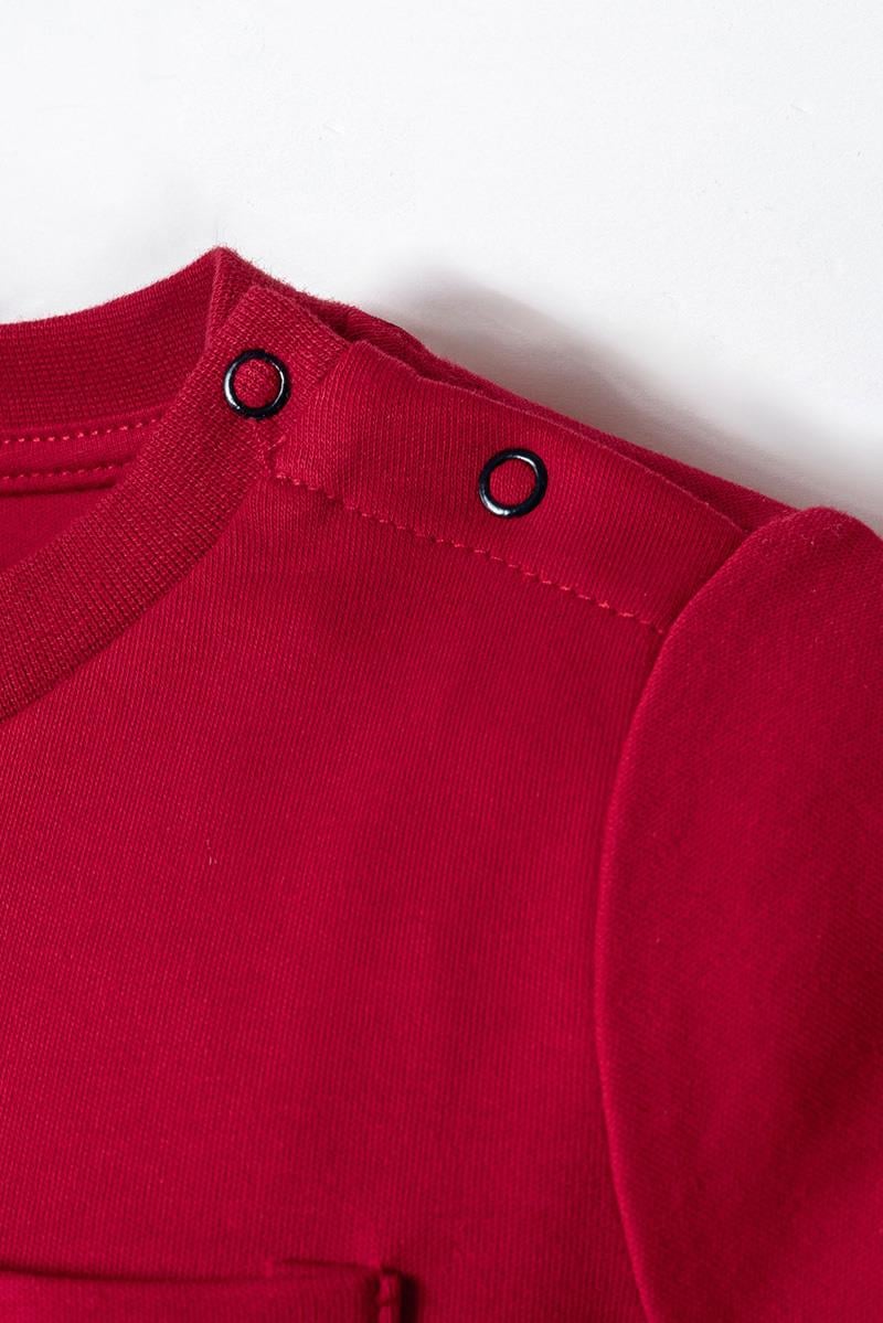 U.S. Polo Assn Erkek Bebek  2 li Şort T-şhirt Takım Kırmızı