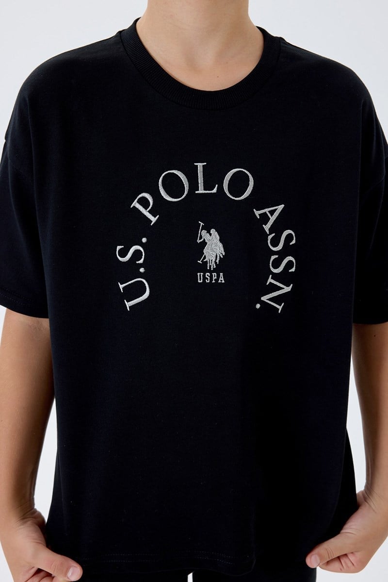 U.S. Polo Assn Erkek Çocuk Bermuda  2'li Takım Siyah
