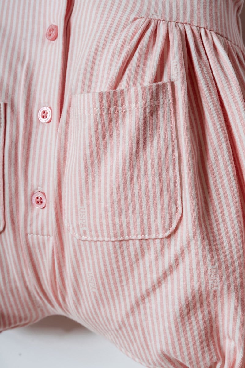 U.S. Polo Assn Kız Bebek Tulum Pembe