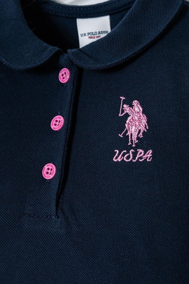 U.S. Polo Assn Kız Bebek Elbise Lacivert