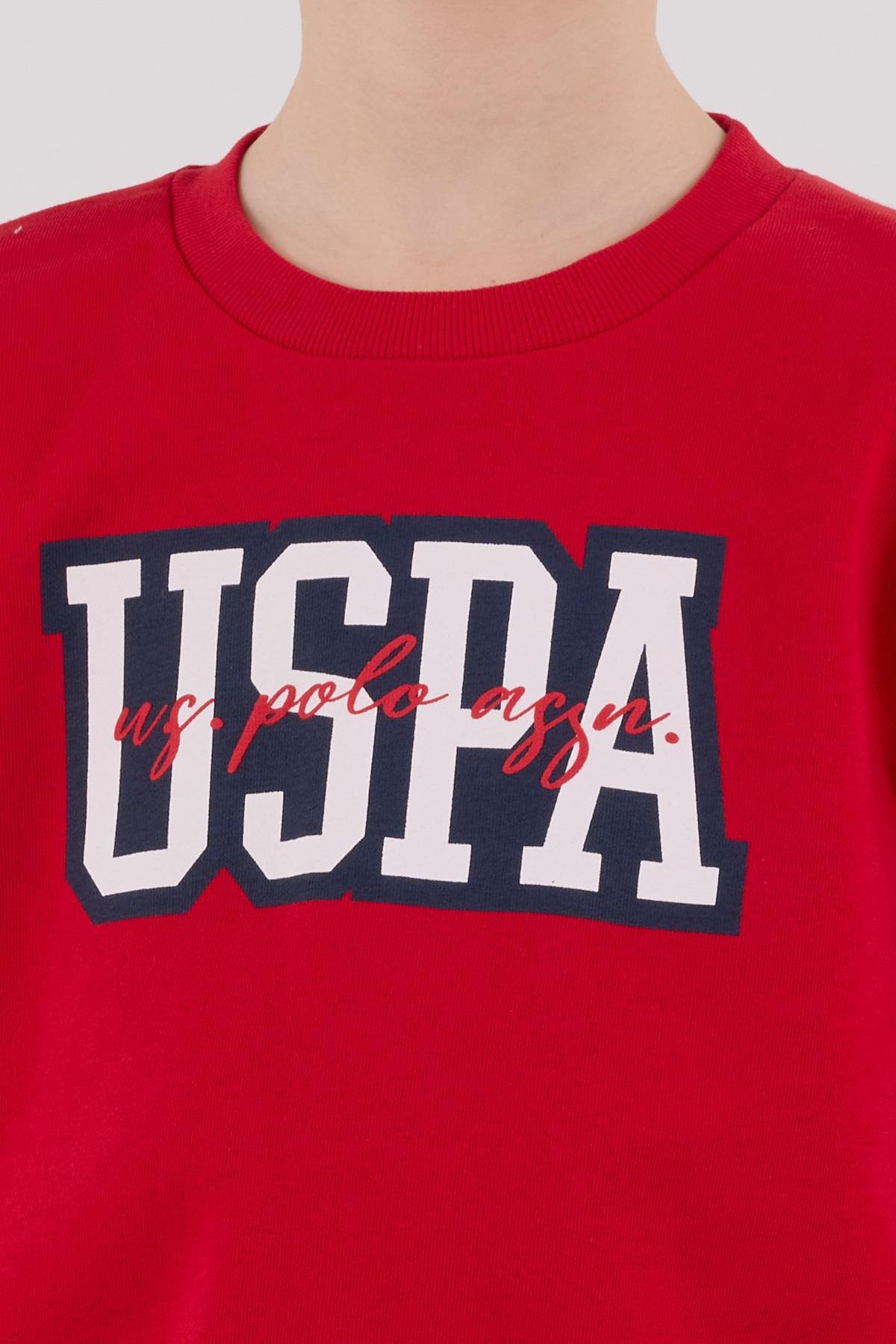 U.S. Polo Assn. Erkek Çocuk Eşofman Takımı Kırmızı