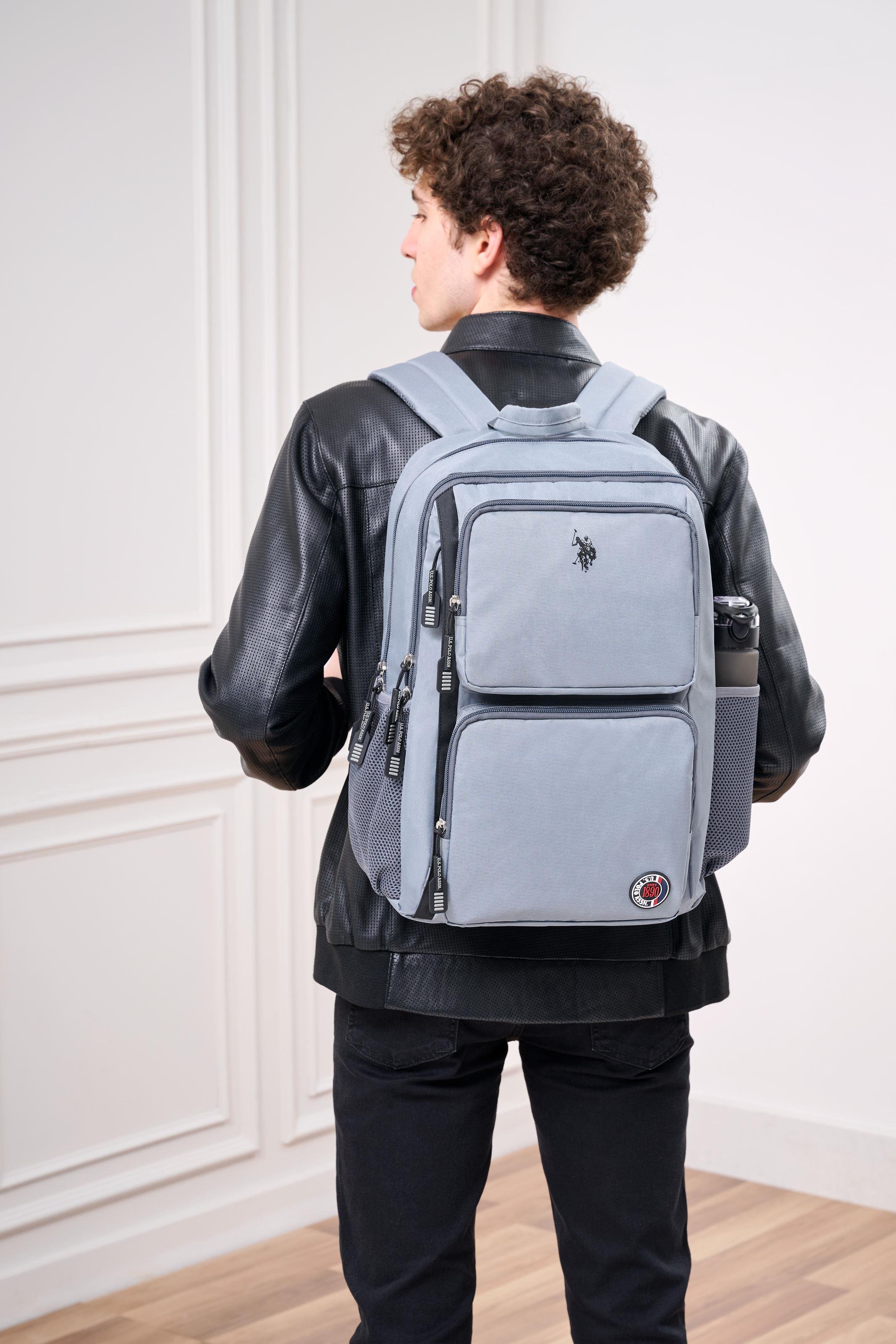 U.S. Polo Assn. Plcan24008 Sırt Çantası - Okul Çantası Gri