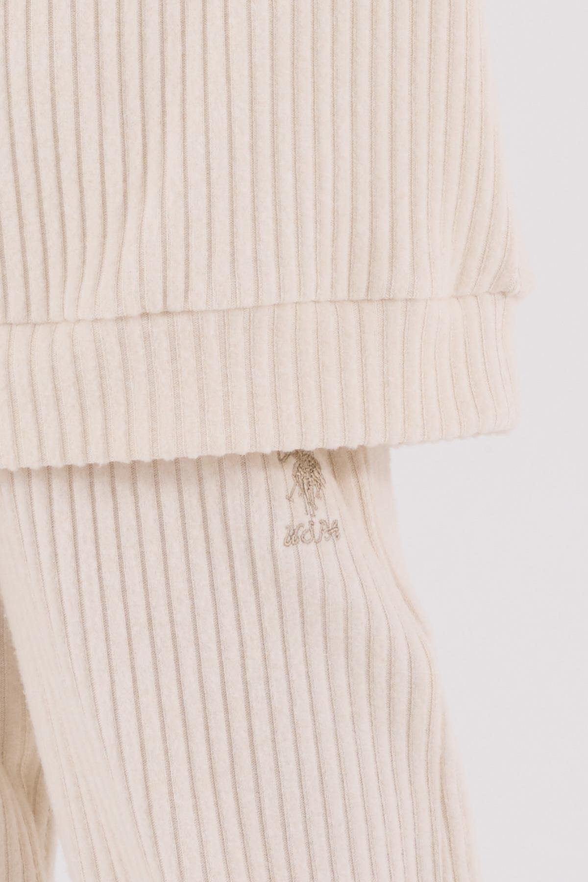 U.S. Polo Assn. Kız Çocuk Eşofman Takımı Bej